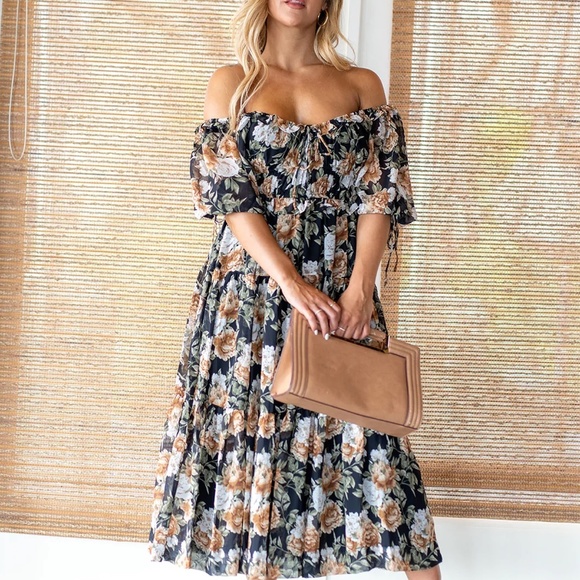 Elodie Midi Dress - Picture 2 of 7